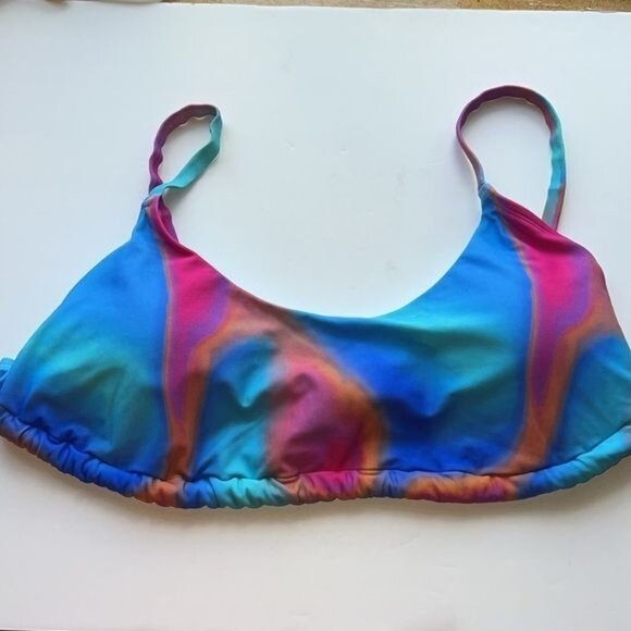 Wild Fable Womens Tie-Dye Bikini Set 2X Blue/Pink Removable Pads - Picture 10 of 14